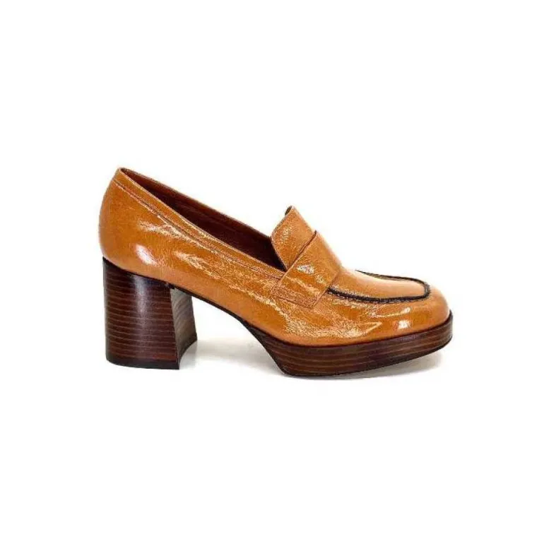 Angel Alarcon 23524 Cuir Vernis Castagna