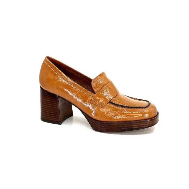 Angel Alarcon 23524 Cuir Vernis Castagna