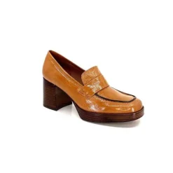 Angel Alarcon 23524 Cuir Vernis Castagna