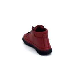 Baskets Ivoire 500-358 Cuir Bordeaux