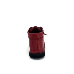 Baskets Ivoire 500-358 Cuir Bordeaux