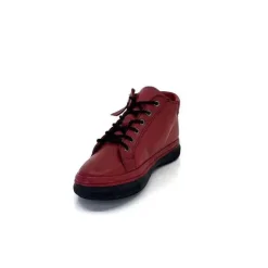 Baskets Ivoire 500-358 Cuir Bordeaux