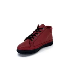 Baskets Ivoire 500-358 Cuir Bordeaux