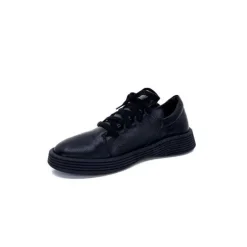 Baskets Ivoire 500-952 Cuir Noir