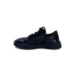 Baskets Ivoire 500-952 Cuir Noir