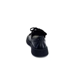 Baskets Ivoire 500-952 Cuir Noir