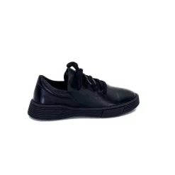 Baskets Ivoire 500-952 Cuir Noir