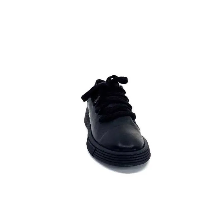 Baskets Ivoire 500-952 Cuir Noir