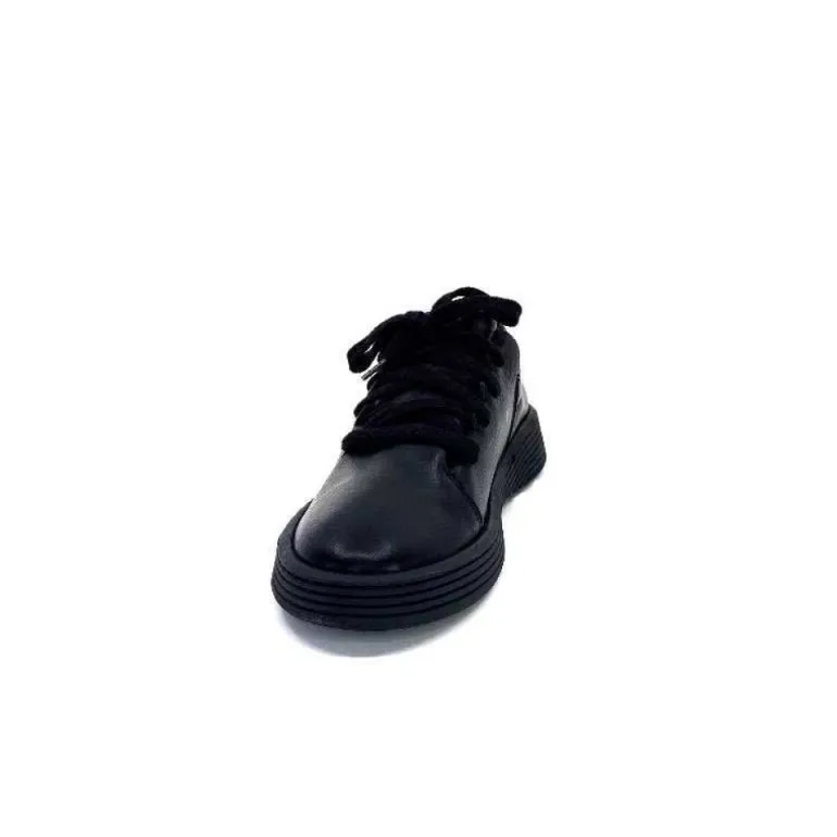 Baskets Ivoire 500-952 Cuir Noir