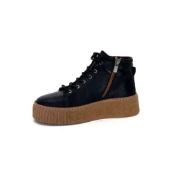 Baskets Ivoire 500-450 Cuir Noir