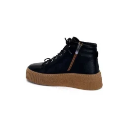 Baskets Ivoire 500-450 Cuir Noir