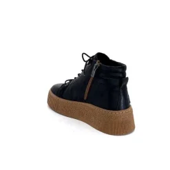 Baskets Ivoire 500-450 Cuir Noir