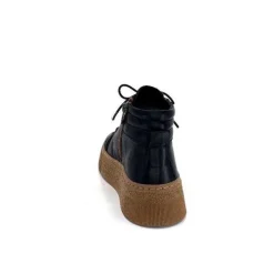 Baskets Ivoire 500-450 Cuir Noir