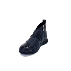 Baskets Ivoire 500-350 Cuir Noir