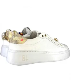 Baskets Plateforme Giopiu Pia46 Cuir Blanc
