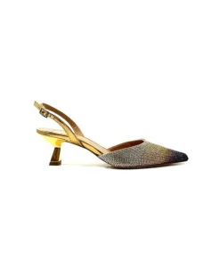 Chantal 1906 Cuir Strass Or