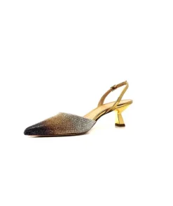 Chantal 1906 Cuir Strass Or