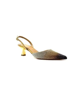 Chantal 1906 Cuir Strass Or