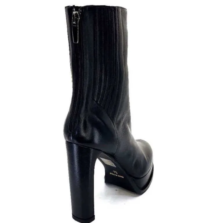 Chantal 2145 F326 Cuir Noir