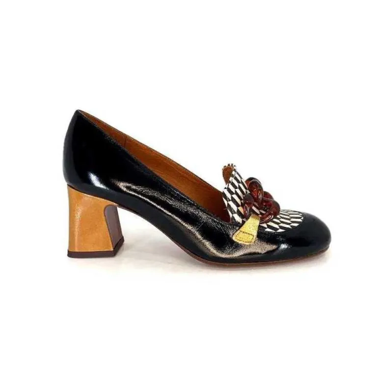 Chie Mihara Anata Cuir Vernis Noir