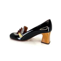 Chie Mihara Anata Cuir Vernis Noir