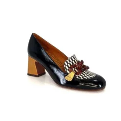 Chie Mihara Anata Cuir Vernis Noir