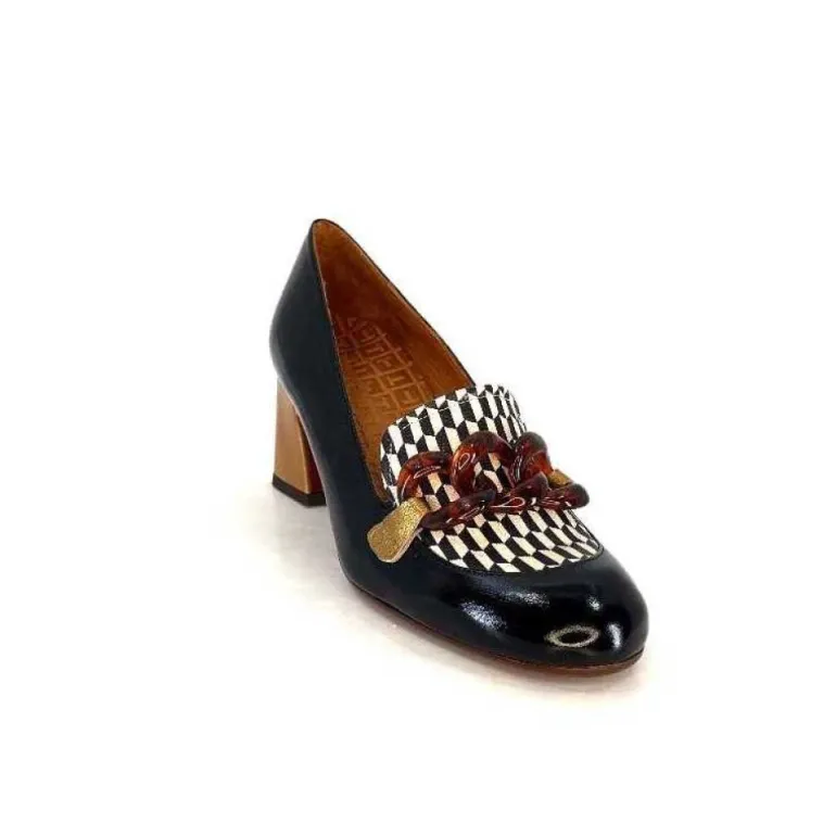 Chie Mihara Anata Cuir Vernis Noir