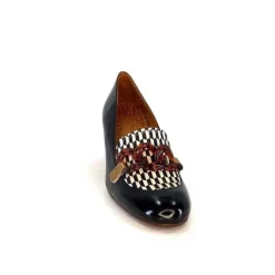 Chie Mihara Anata Cuir Vernis Noir