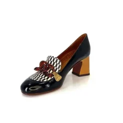 Chie Mihara Anata Cuir Vernis Noir