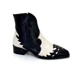 Dansi 5904 Cuir Noir Et Blanc