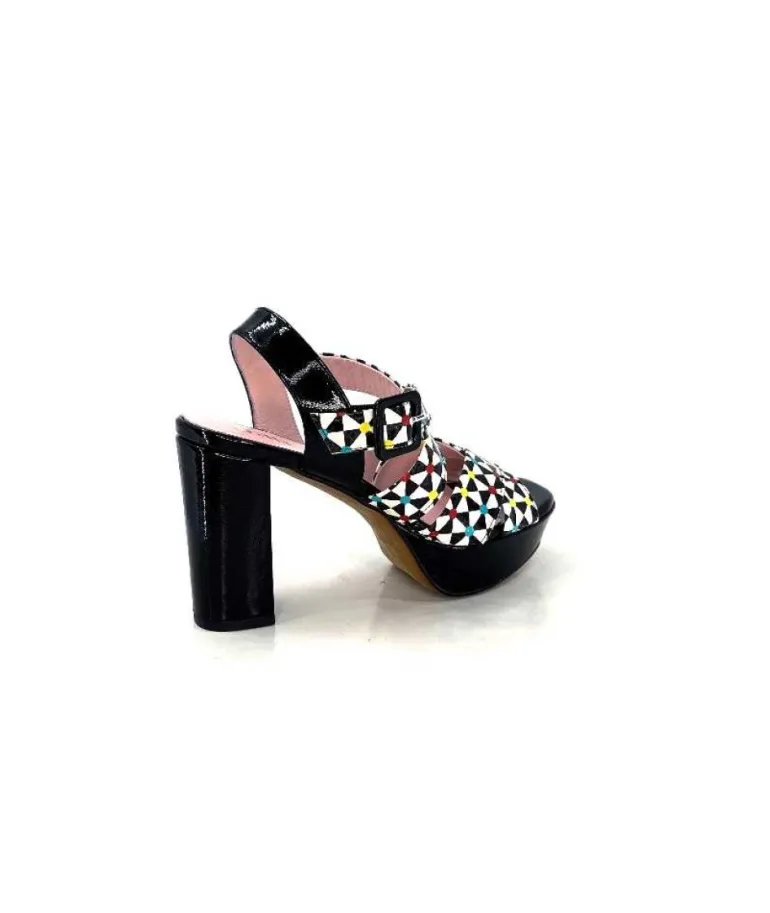 Dansi 5580 Duma Cuir Noir Multi