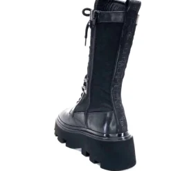 Elena Iachi E2992-T Cuir Noir Textile Noir