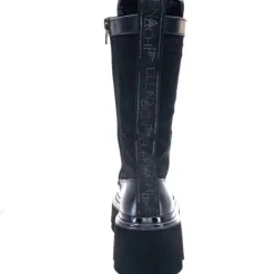 Elena Iachi E2992-T Cuir Noir Textile Noir