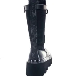 Elena Iachi E2992-T Cuir Noir Textile Noir