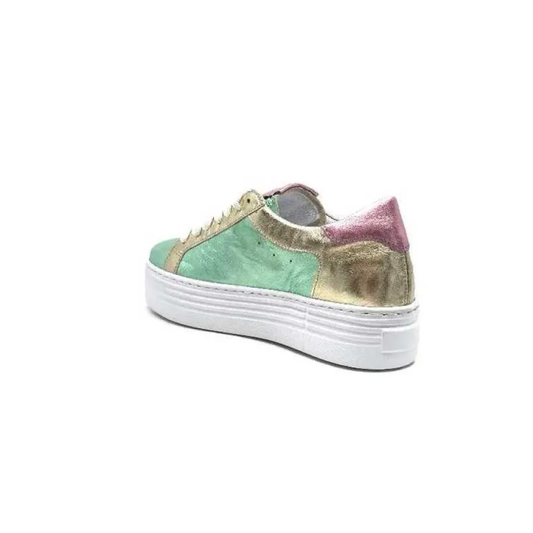 Elue Par Nous Nany Cuir Metal Vert