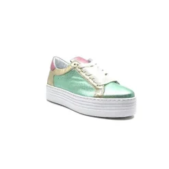 Elue Par Nous Nany Cuir Metal Vert