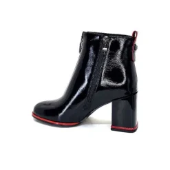 Elue Par Nous Paella Cuir Noir Vernis