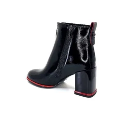 Elue Par Nous Paella Cuir Noir Vernis