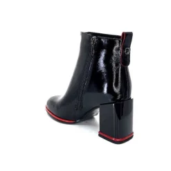 Elue Par Nous Paella Cuir Noir Vernis