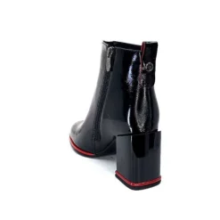 Elue Par Nous Paella Cuir Noir Vernis