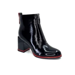 Elue Par Nous Paella Cuir Noir Vernis