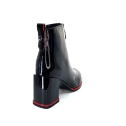 Elue Par Nous Paella Cuir Noir Vernis