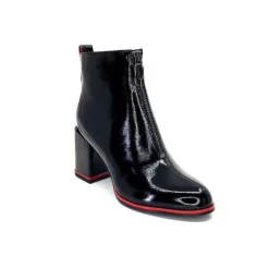 Elue Par Nous Paella Cuir Noir Vernis