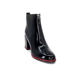 Elue Par Nous Paella Cuir Noir Vernis