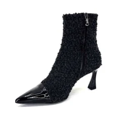 Enzo Di Martino Eli 716 Cuir & Textile Noir