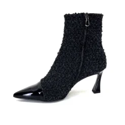 Enzo Di Martino Eli 716 Cuir & Textile Noir