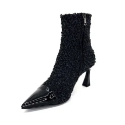 Enzo Di Martino Eli 716 Cuir & Textile Noir