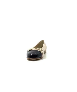 Fratelli Rosana 02 Cuir Beige Vernis Noir