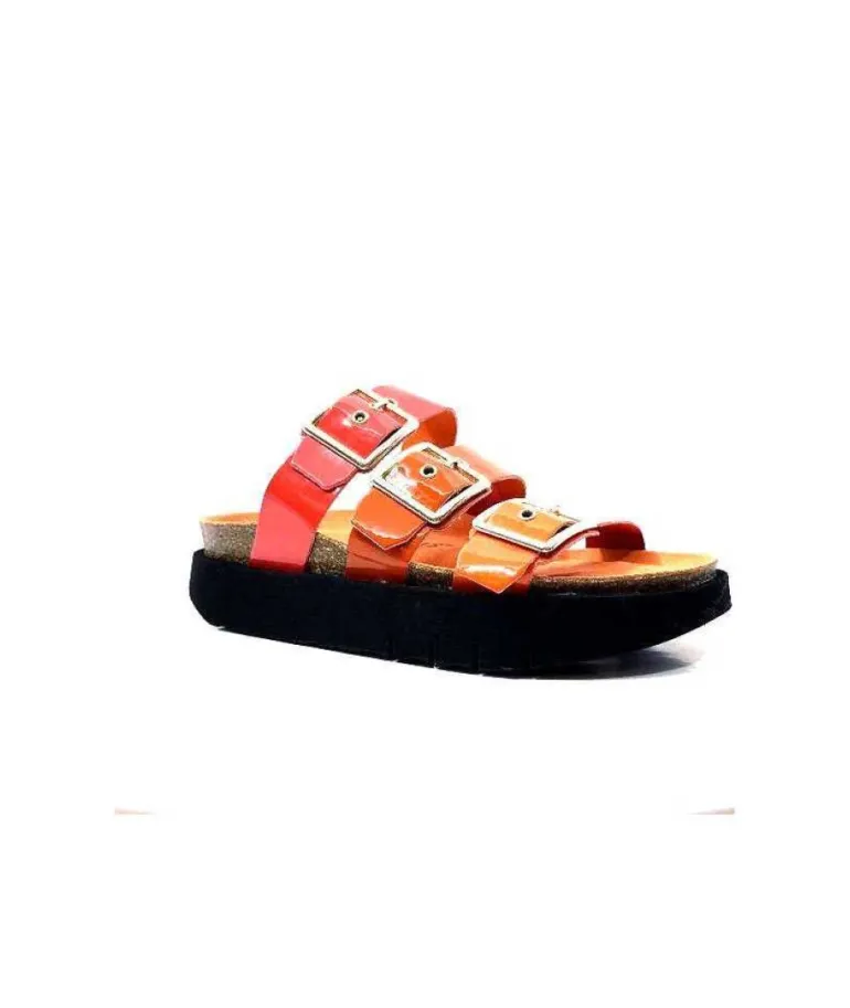 Genuins G104873 Cuir Vernis Orange