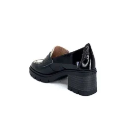 Hispanitas Chi 232965 Everest Cuir Vernis Noir Cuir Vert & Beige